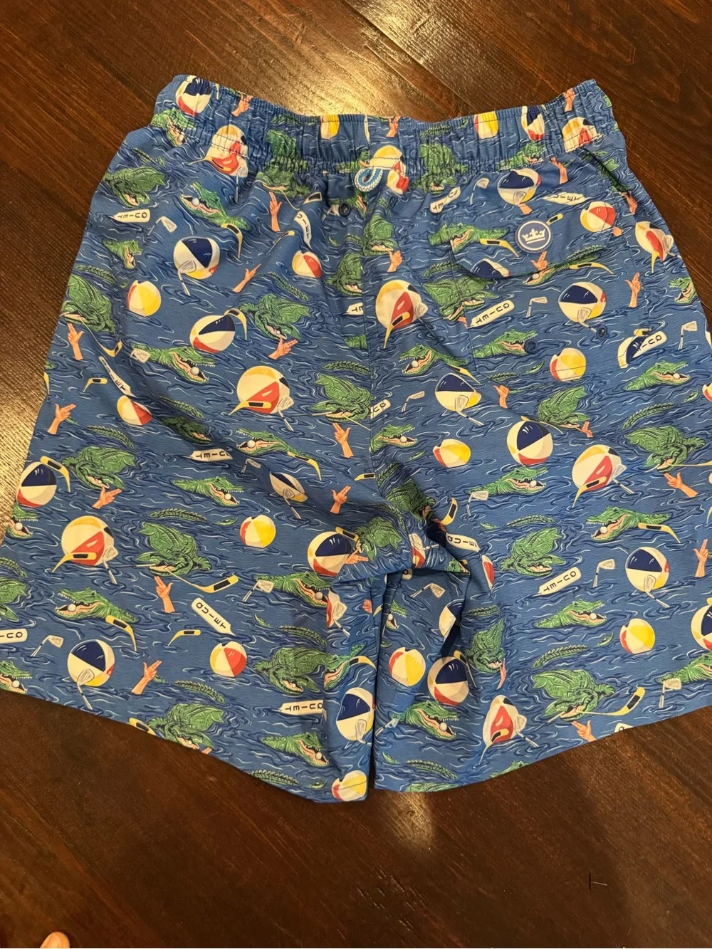 Peter Millar boys Happy Gilmore golf swim trunks XL boys